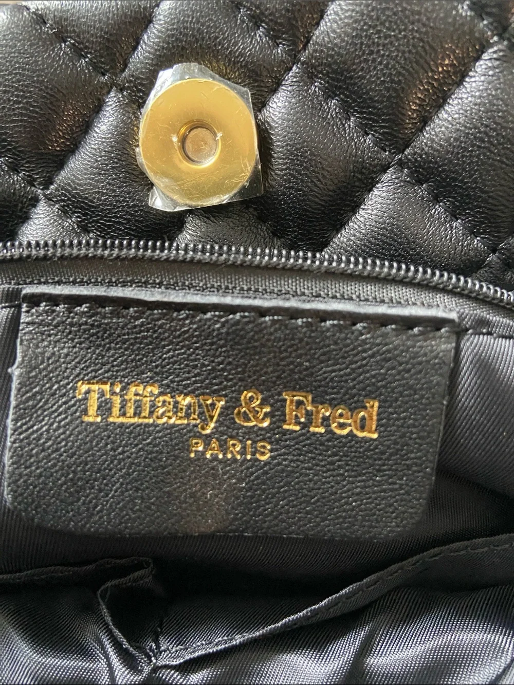 Classic Quilted Black Shoulder Bag with Gold Chain